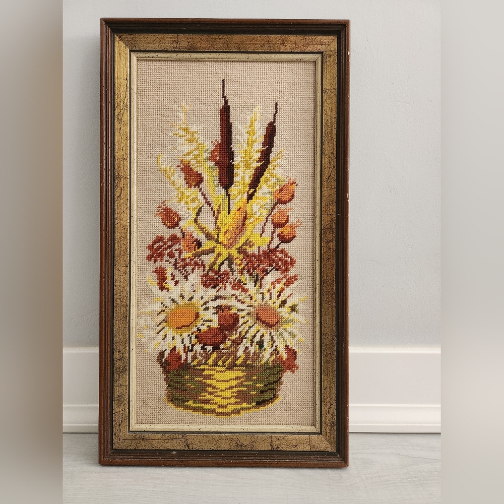Vintage Floral Cross Stitch